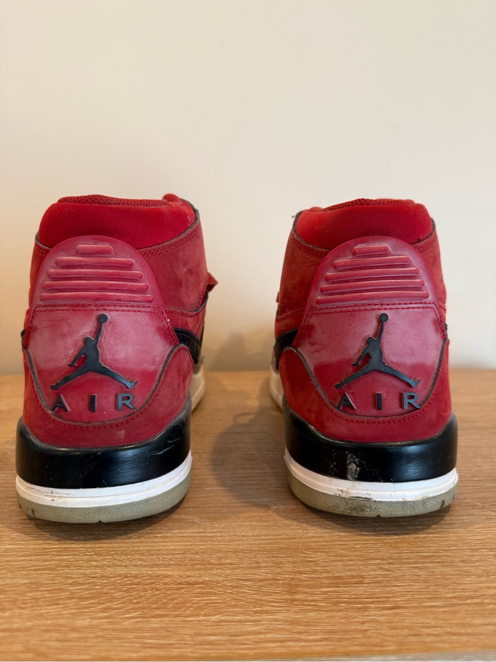 Nike Air Jordan Red High-Top Sneakers - Picture 8 of 9